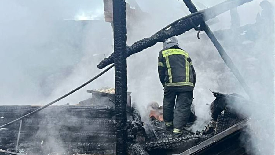 Пять несовершеннолетних погибли при пожаре в Московской области