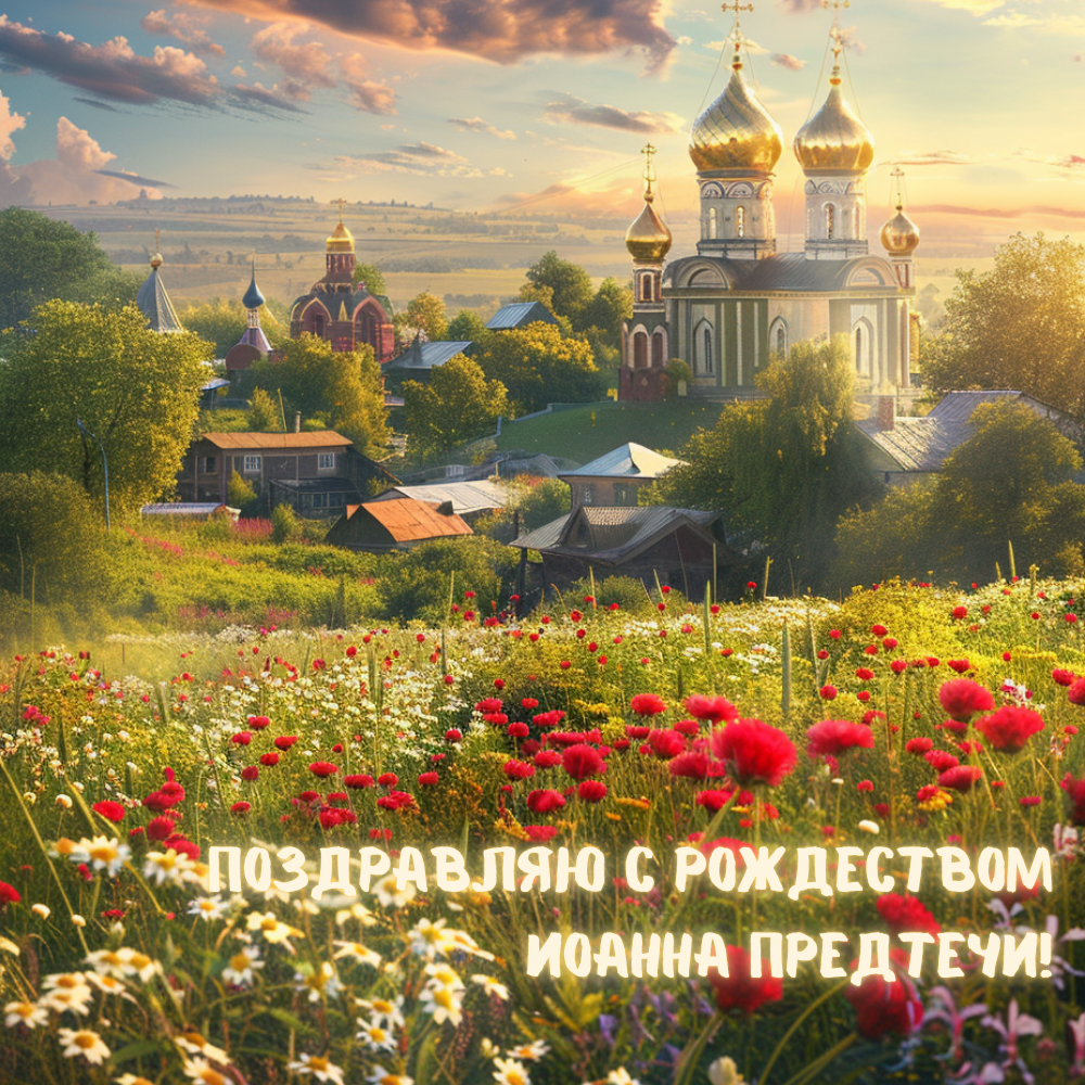 20+ Красивые открытки с Рождеством Иоанна Крестителя 20+ Красивые открытки с Рождеством Иоанна Крестителя
