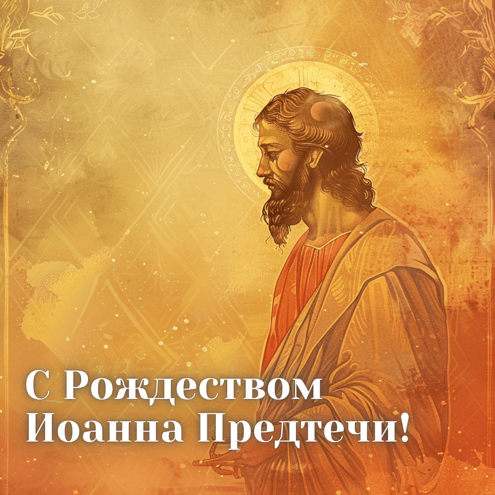 20+ Красивые открытки с Рождеством Иоанна Крестителя 20+ Красивые открытки с Рождеством Иоанна Крестителя