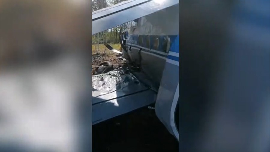 Самолет АН-2 совершил жесткую посадку в Читинском районе Забайкальского края