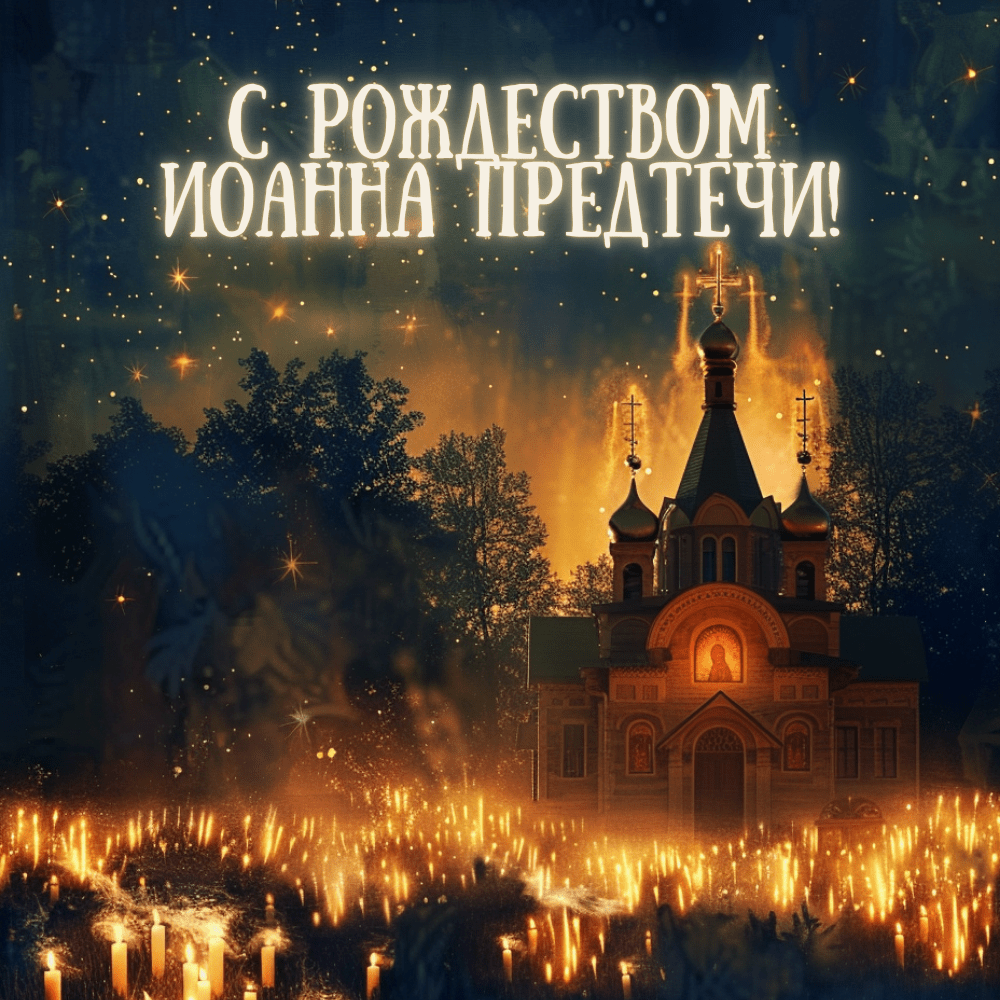 20+ Красивые открытки с Рождеством Иоанна Крестителя 20+ Красивые открытки с Рождеством Иоанна Крестителя