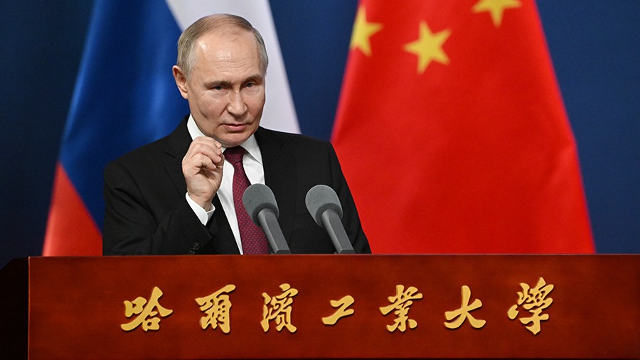 Путин на следующей неделе отправится в Китай