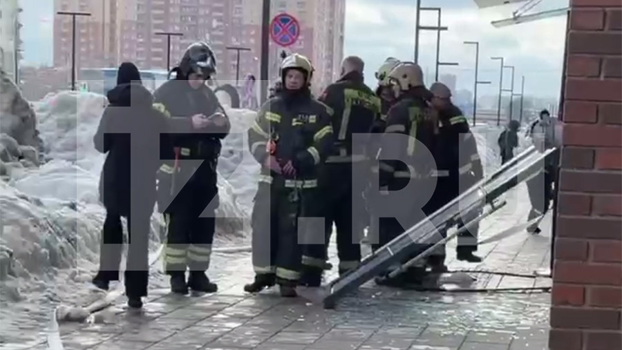 В подмосковном Путилково взорвался банкомат В подмосковном Путилково взорвался банкомат