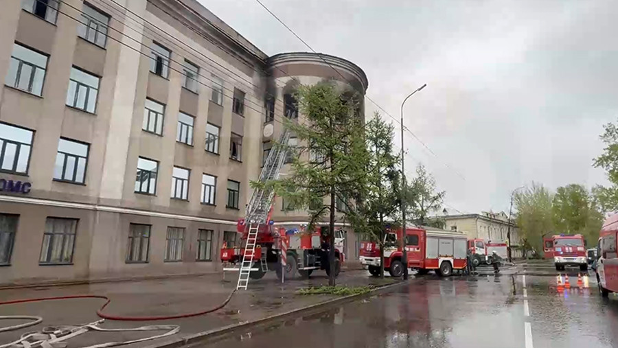Пожар в научном институте Иркутска ликвидирован