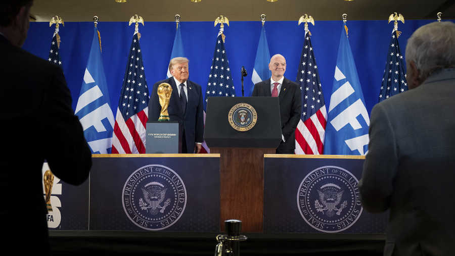 Левитт не подтвердила разговор Трампа и Инфантино касательно поста генсека ООН Левитт не подтвердила разговор Трампа и Инфантино касательно поста генсека ООН