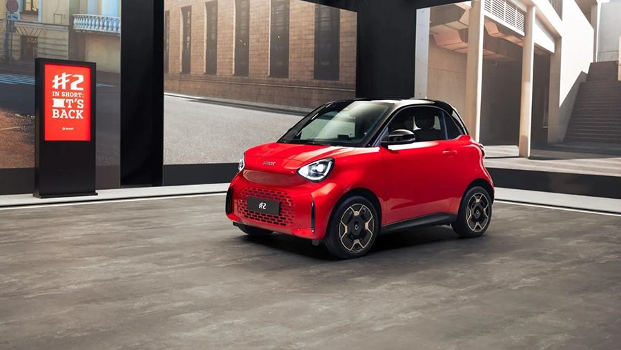 Smart представила электрический ситикар #2 длиной менее 2,75 м